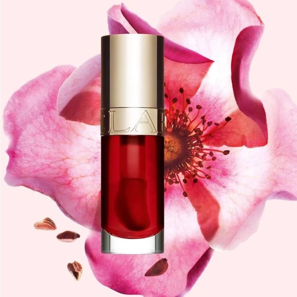 Clarins Lip Comfort Oil 08 Strawberry NIB - Picture 2 of 4